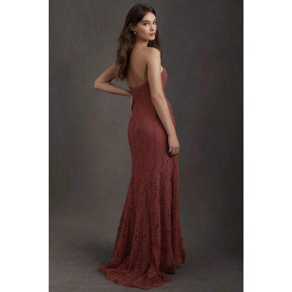 New Anthropologie BHLDN Fame and Partners Twilight Dress $329 Sz4 Cinnamon Rose - Picture 3 of 4